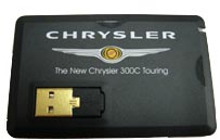 credit card memory, cardisk, Chrysler Logo