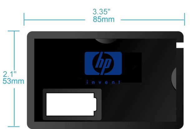 Credit Card Memory Logo HP Sample