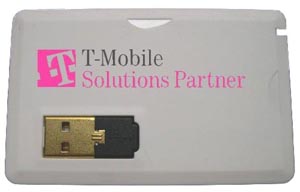 credit card memory, cardisk, T-Mobile logo