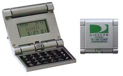 Advertising Specialty Triple Flip Top with Calculator, Clock, and Calendar