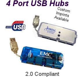 4 Port USB Hubs: Advertising Specialty